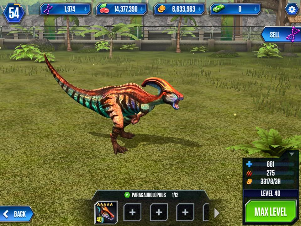 jurassic world the game blue level 40