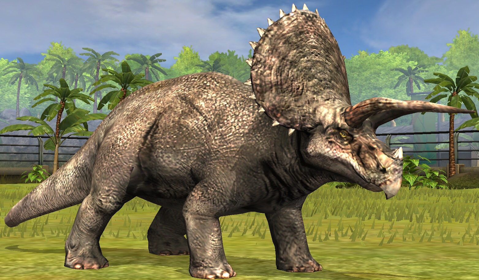 jurassic the game world wiki Triceratops   lvl 10.jpg Jurassic wiki Park   Image