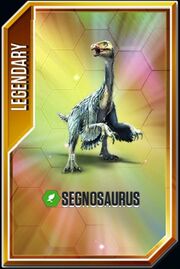 Segnosaurus card