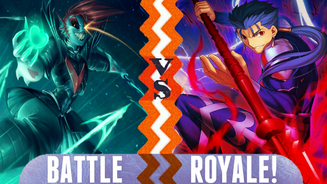 File:Battle Royale Undyne vs Lancer Cu Chulainn.png