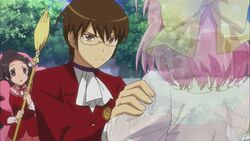 Keima talks to Kanon