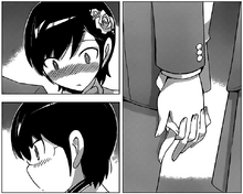 Holding hands