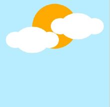 Parting clouds