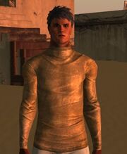 Leather Turtleneck