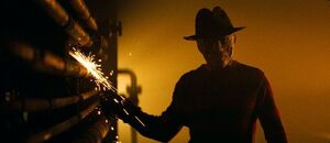 Freddy in boiler room