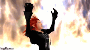 Axel invocando sus Chakrams KHII.gif