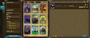 Selling card