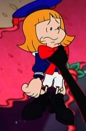 Numbuh 19th Century Being Held Up by Father - KND