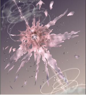 Gravity Gun Shot Space Colony 7 shredded