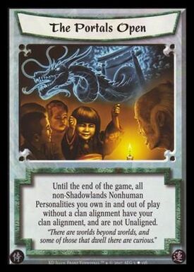 The Portals Open-card