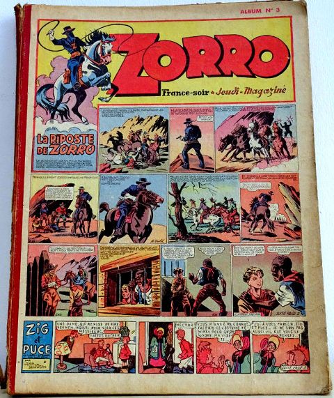 Album-recueil-Zorro-France-Soir-Jeudi-Magazine-n°3-1948