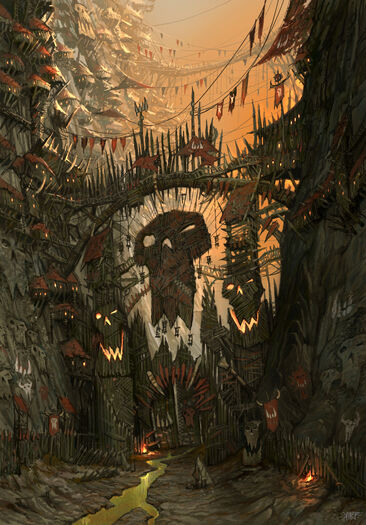 Portalón Orco Karak-ocho-Picos por Jonathan Kirtz Warhammer Online.jpg