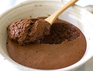 Chocolate tofu mousse