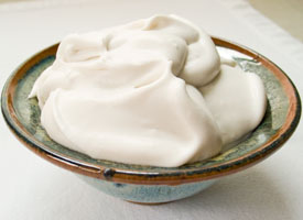 Coconut whipped cream