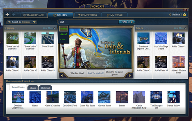 Landmark Gallery UI