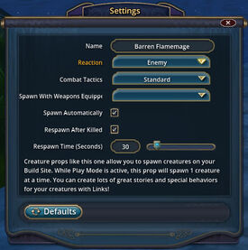 Creature-prop-ui-setting-demo