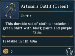 Artisans Outfit Green examine
