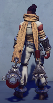 Nomads White Alwan back male