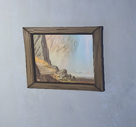 Desert Painting prop placed