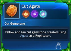 Cut-agate
