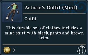 Artisans Outfit Mint examine