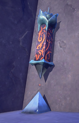 Obsidian Obelisk prop placed