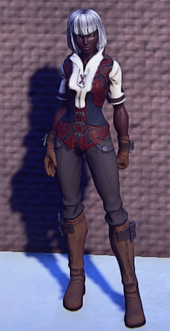 Pathfinders Gear Scarlet equipped