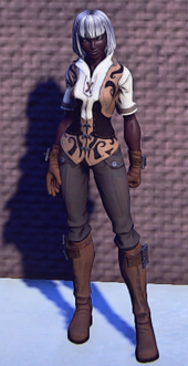 Pathfinders Gear Tan equipped
