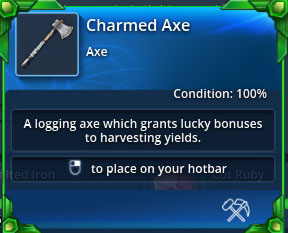 Charmed-axe