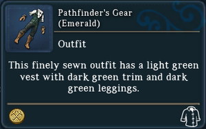 Pathfinders Gear Emerald examine