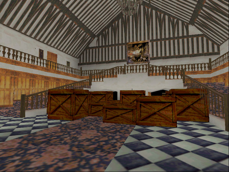 Image Manor TR1 hall.jpg Lara Croft Wiki Fandom powered by Wikia