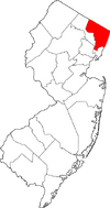 Bergen County Map
