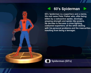 60s Spiderman Trophy