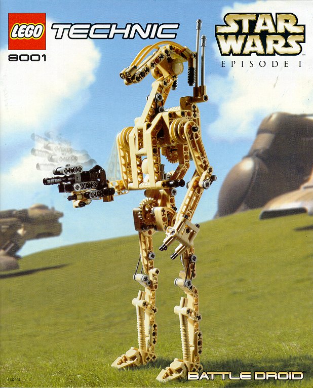 8001 Technic Battle Droid Lego Star Wars Wiki Fandom powered by Wikia