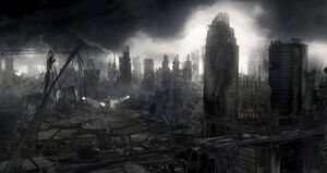 Futuristic Abandoned City