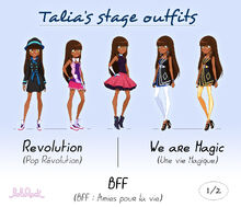 Talia stage outfits - 1