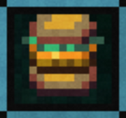Dressed tofuburger with cheese