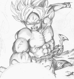 Adult Broku Using Angry Kamehameha