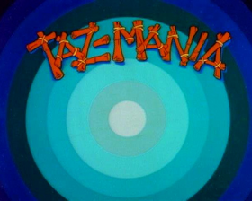 Taz mania show card