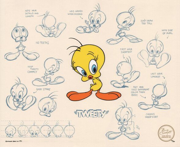 File:TweetyModelSheet-Clampett-LtdEd-WB1144.jpg