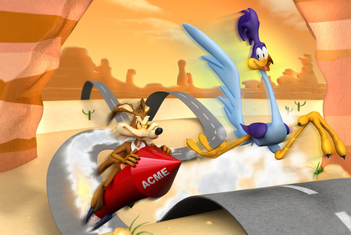 Image - ROAD RUNNER AND COYOTE LOLZ.jpg | Looney Tunes Fanon Wiki ...