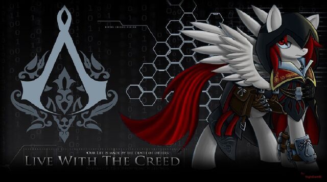 Archivo:Assassins creed pony by nightdark40-d54kbq1.jpg