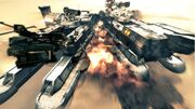 Overland Battelship battle
