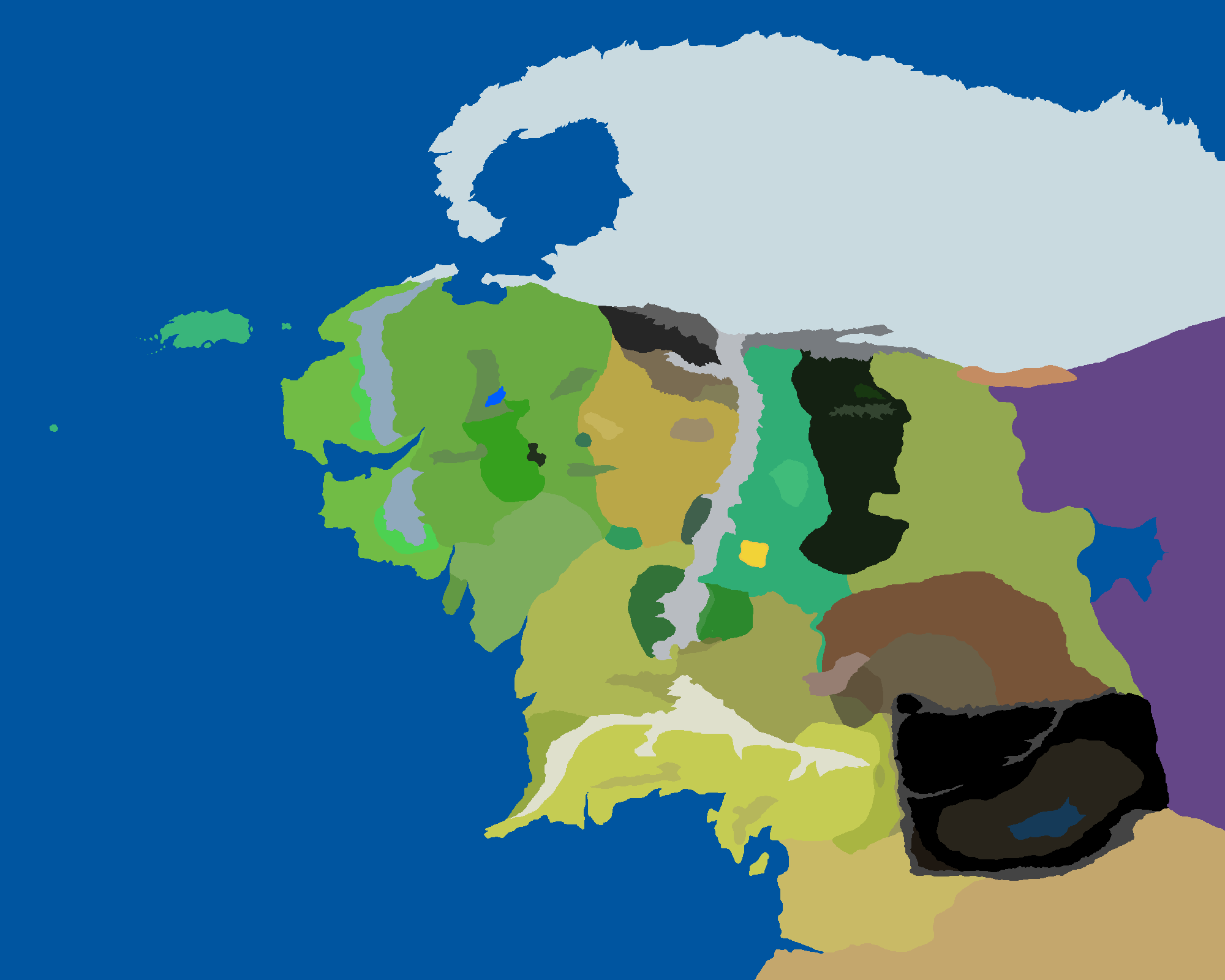 Средиземье карта майнкрафт