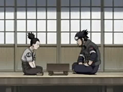Shikamaru playing shougi