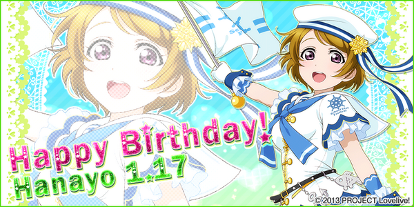 Happy Birthday, Hanayo! 2015