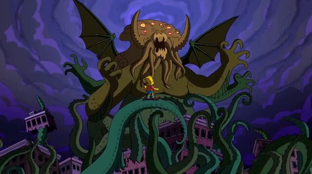 Archivo:Cthulhu en Los Simpson.jpg