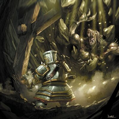 Dwarves Fighting Skaven