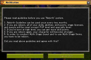 Rebirth info