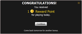 Daily reward